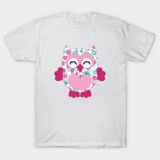 Cute floral Owl T-Shirt